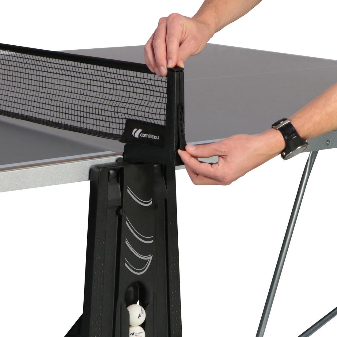 TABLE DE PING PONG EXTÉRIEURE 400X GRISE