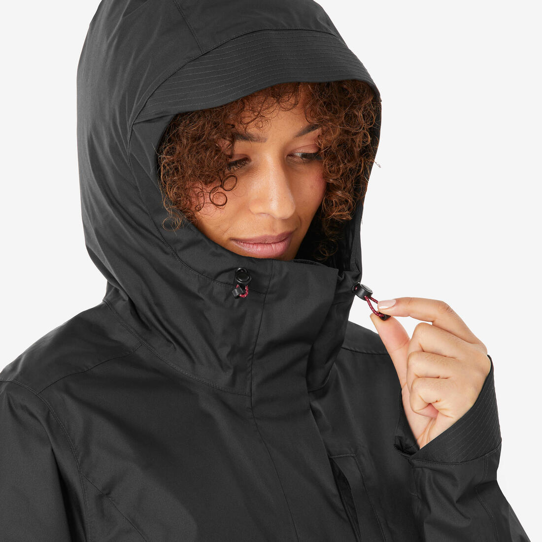 Veste de randonnée imperméable femme, NH500
