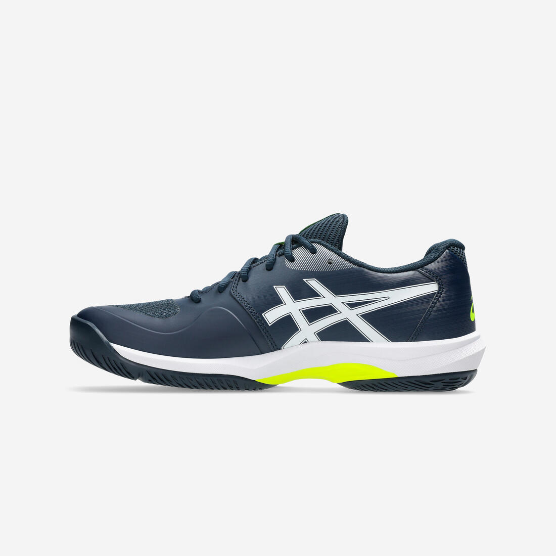 Chaussures de tennis homme Multicourt - Asics Game FF bleu blanc jaune