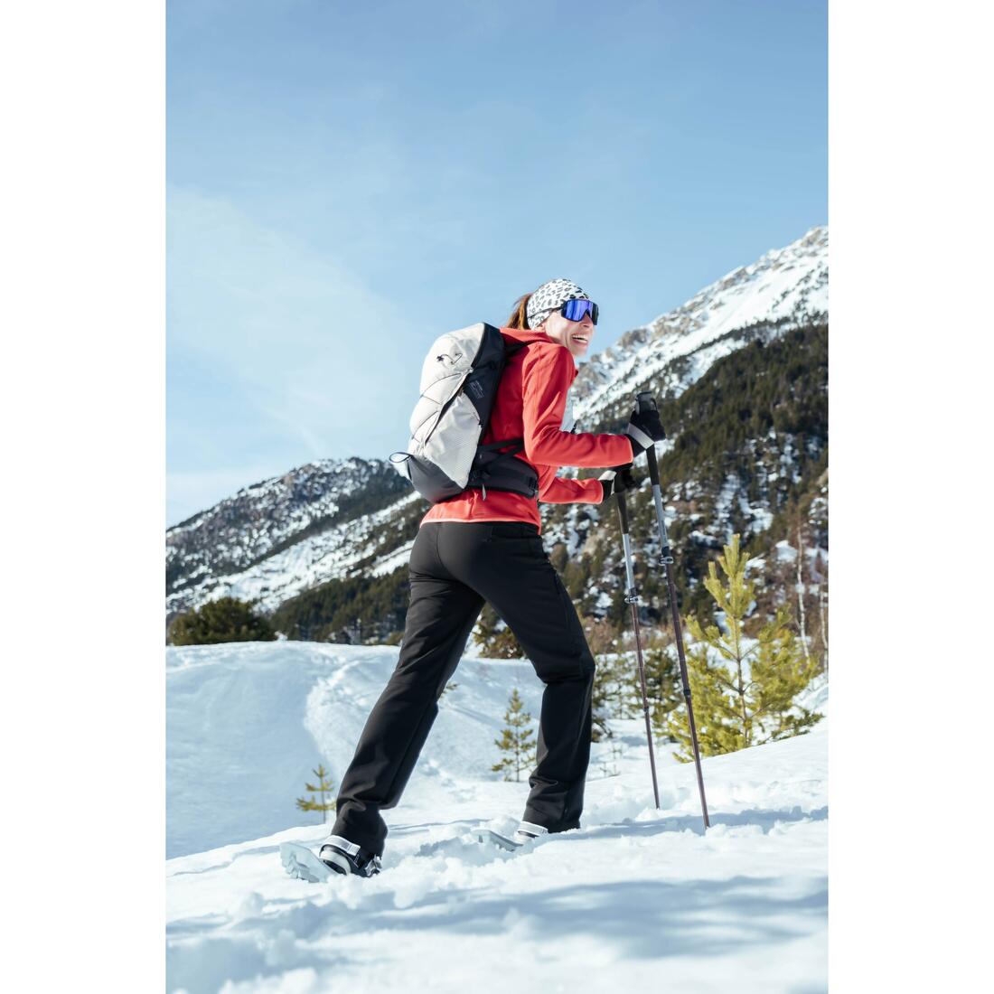 Polaire de randonnée montagne femme, MH500 full zip