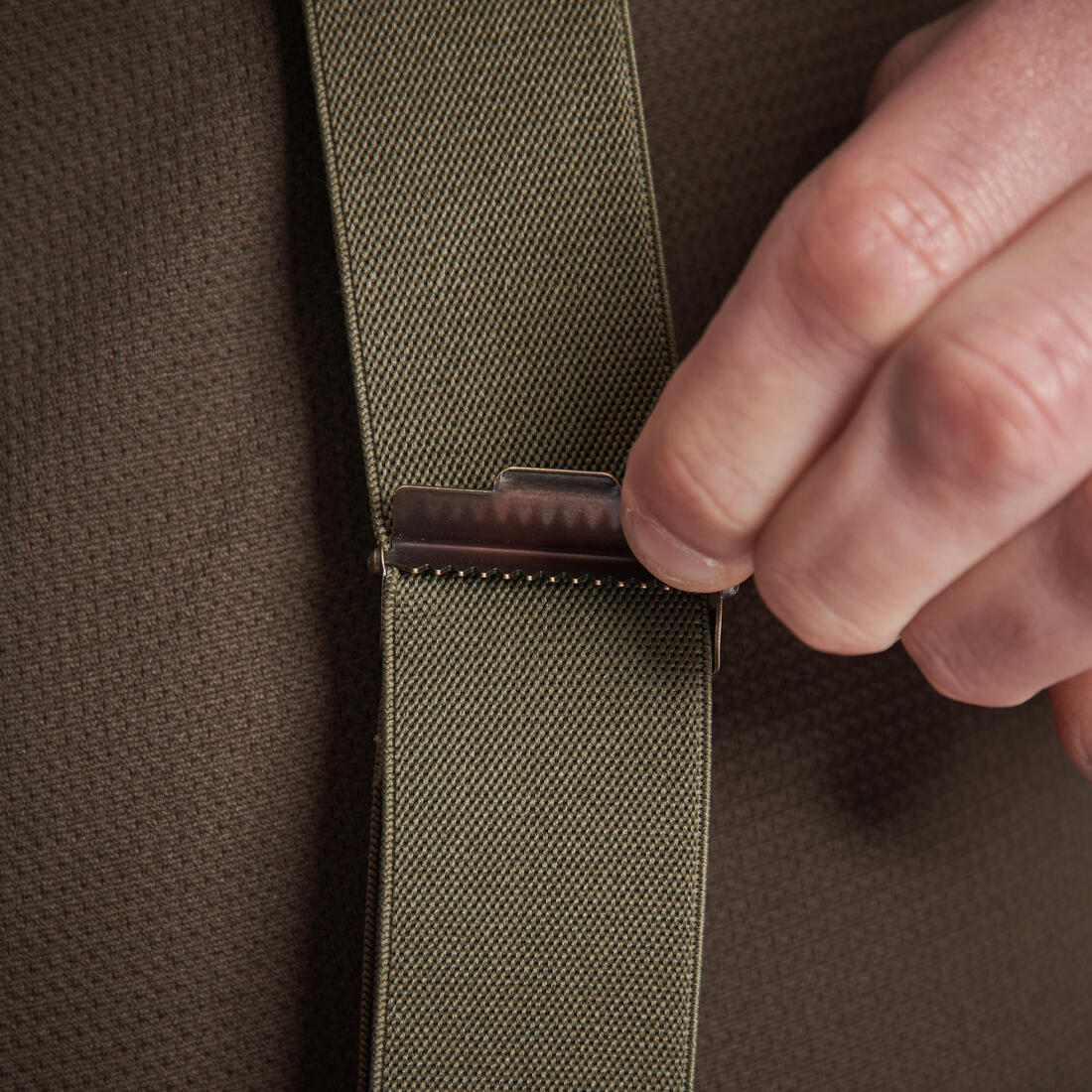 Bretelles chasse vertes