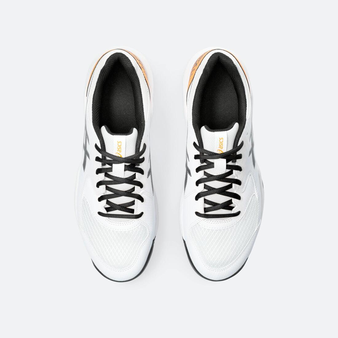 Chaussures de padel Homme - Asics Gel Dedicate 8 blanc orange