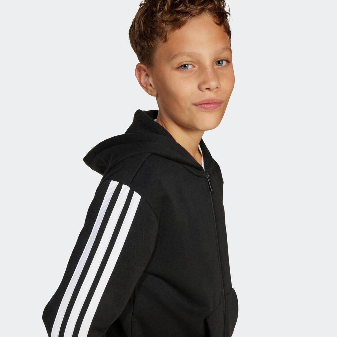Veste à capuche enfant, noire
