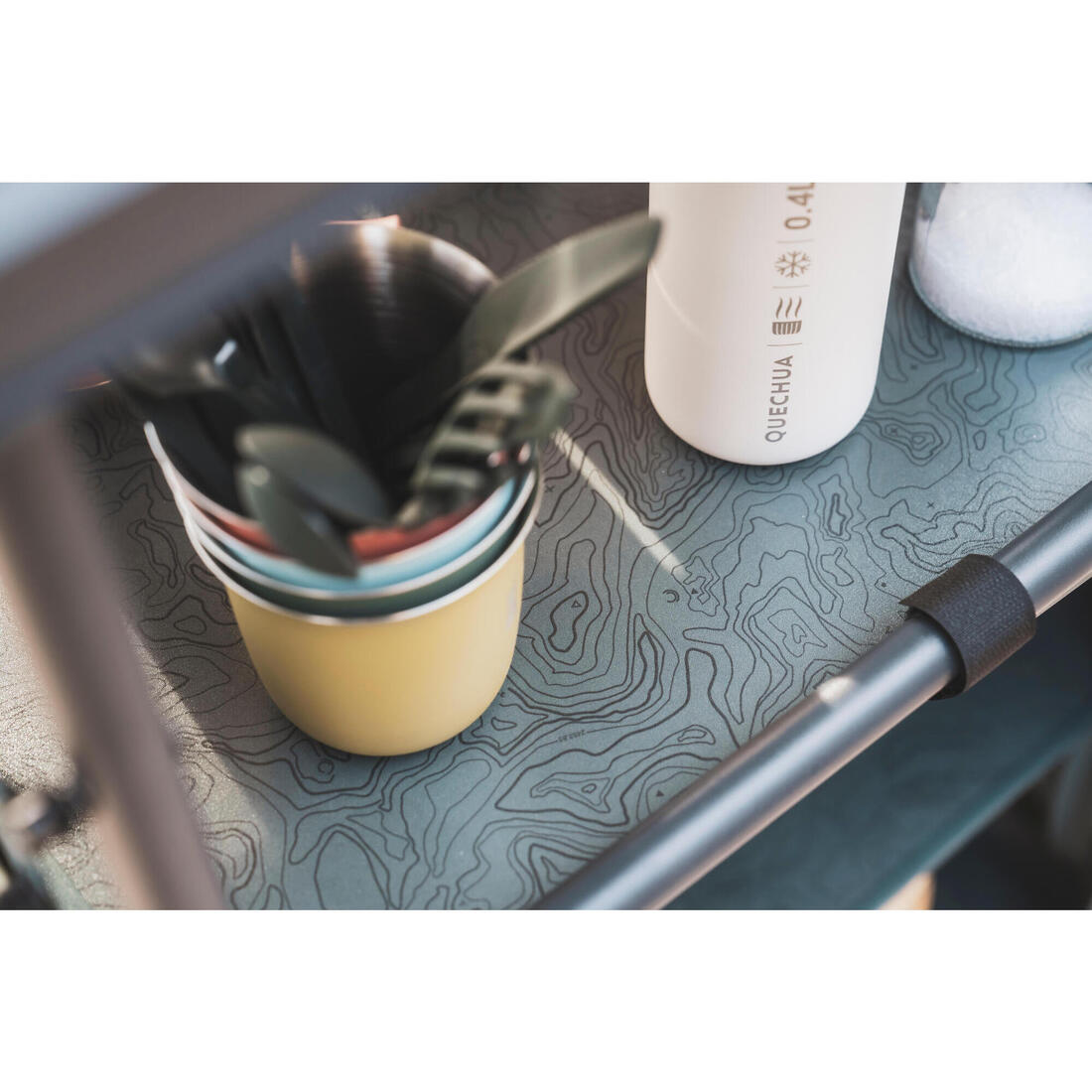 Meuble cuisine de camping S, pliable et  compact
