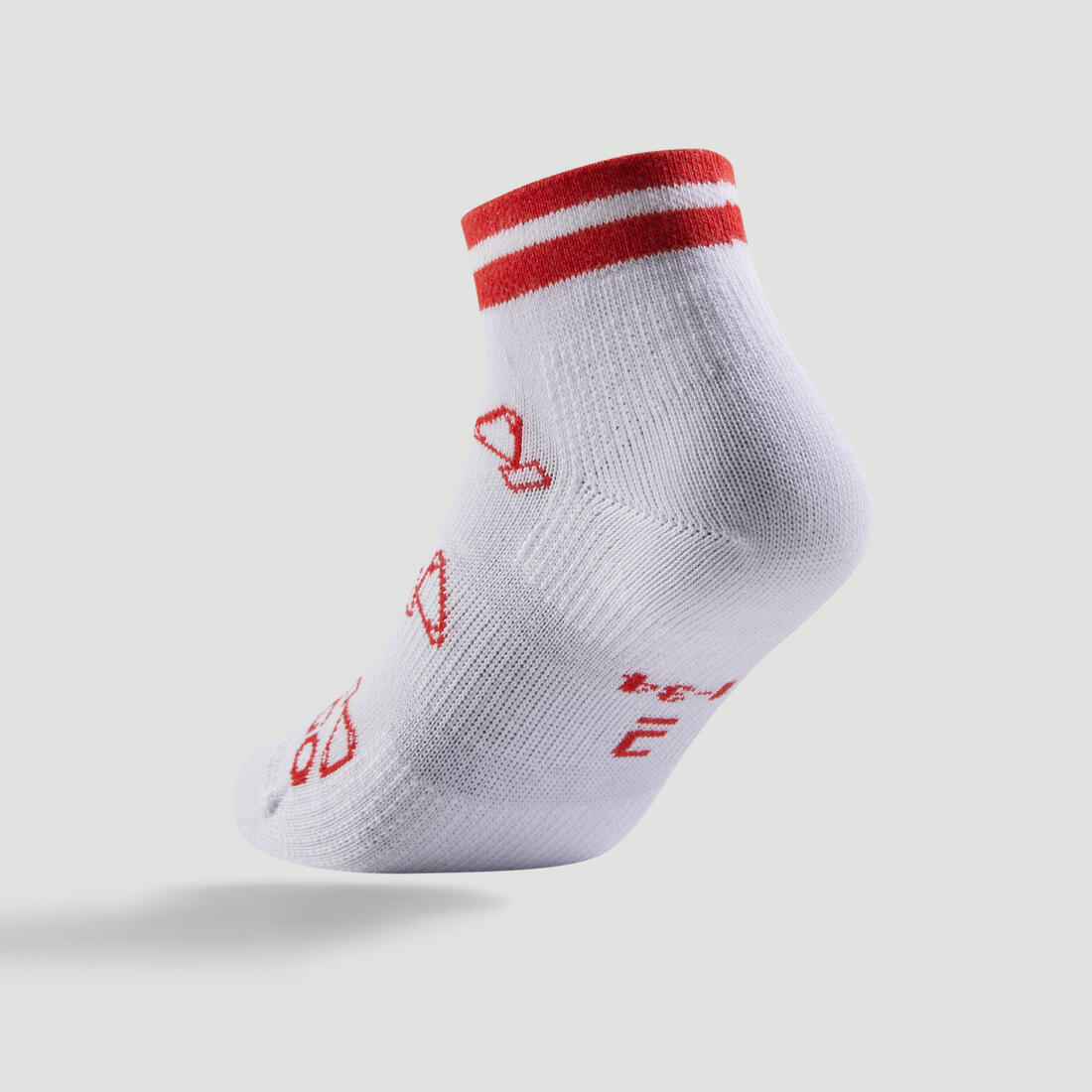 CHAUSSETTES DE SPORT ENFANT MI-HAUTES RS 160 MARINE LOT DE 3