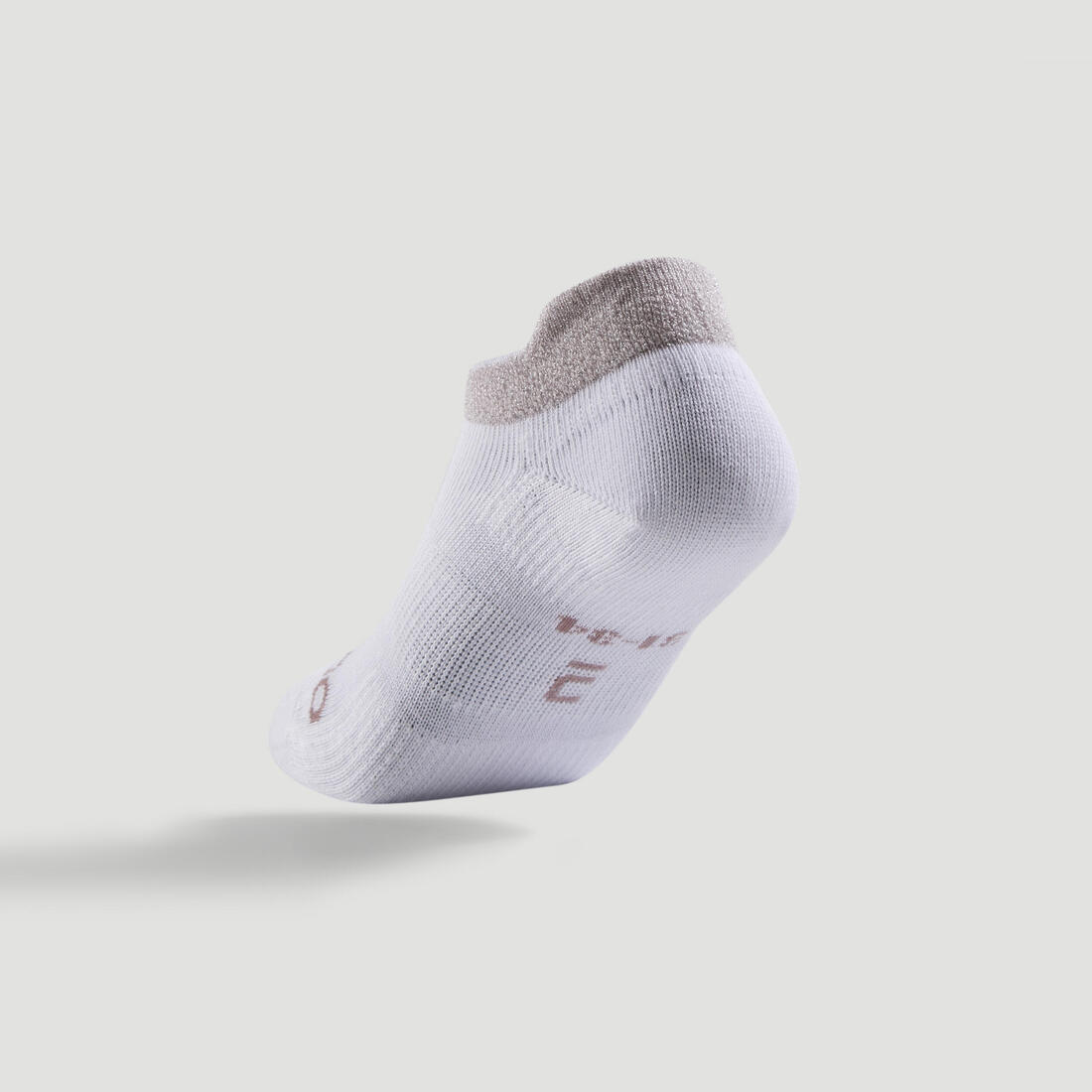 CHAUSSETTES TENNIS ENFANT BASSES ARTENGO RS 160 GRIS LOT DE 3