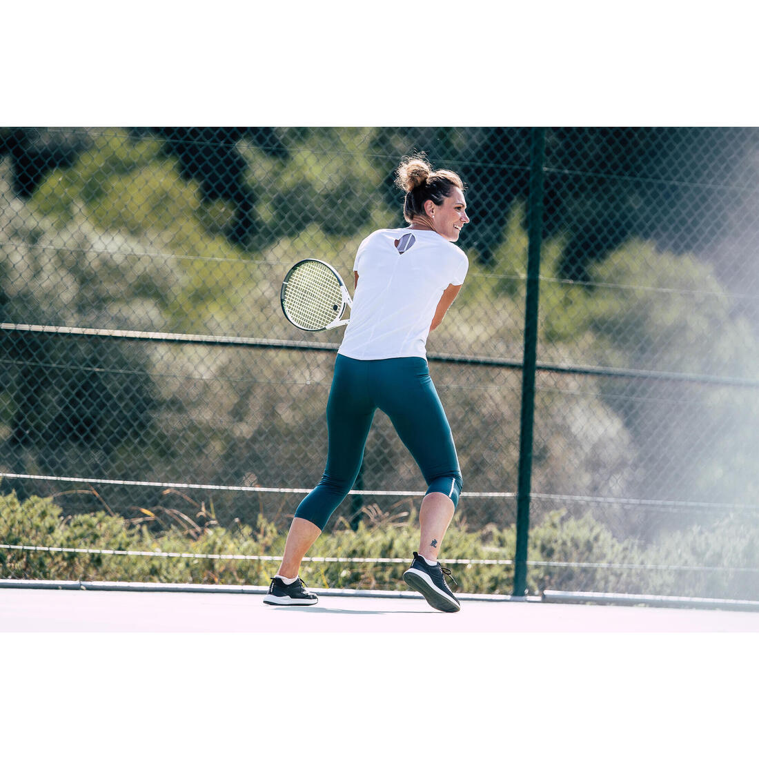 CHAUSSURES DE TENNIS FEMME ARTENGO TS 130 NOIRE