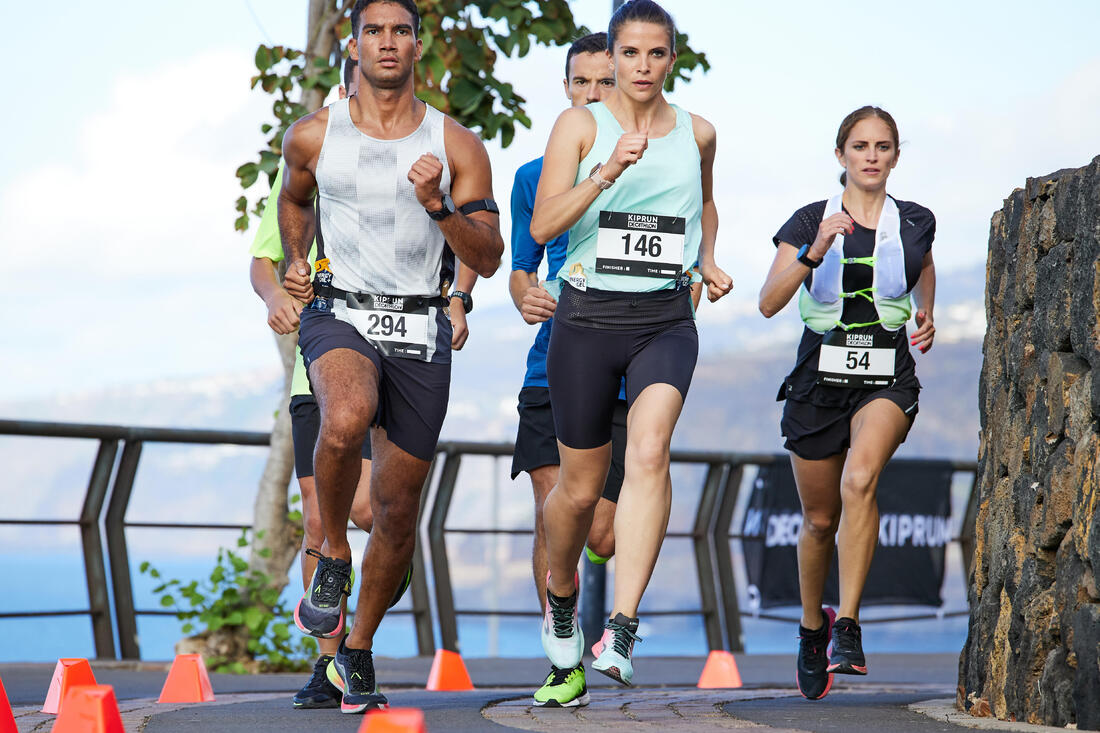 CEINTURE HYDRATATION DE RUNNING PORTE FLASQUES NOIRE