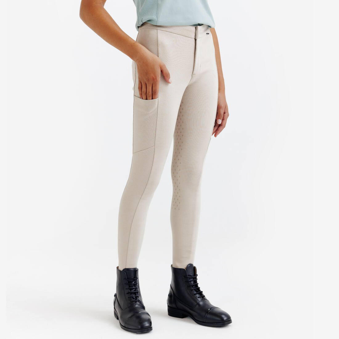Pantalon équitation full grip enfant CLUB