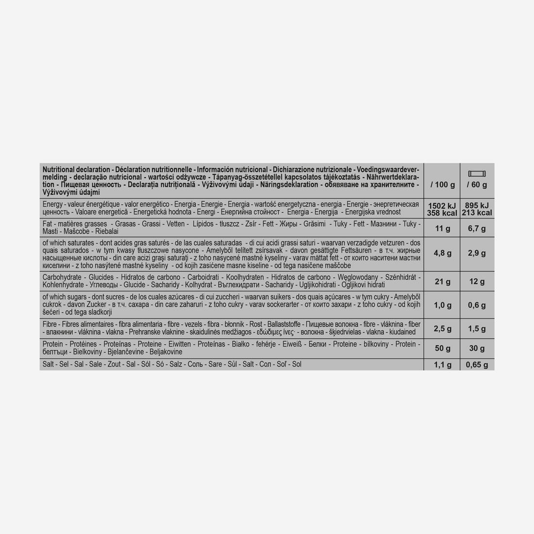 Barre protéinée chocolat 8 x 60g