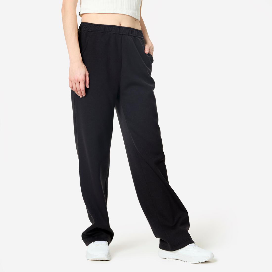 Pantalon jogging fitness confortable, femme