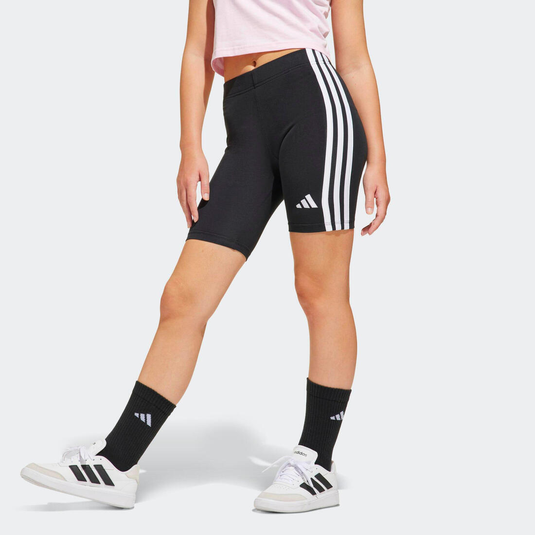 Cycliste fille en coton, noir
