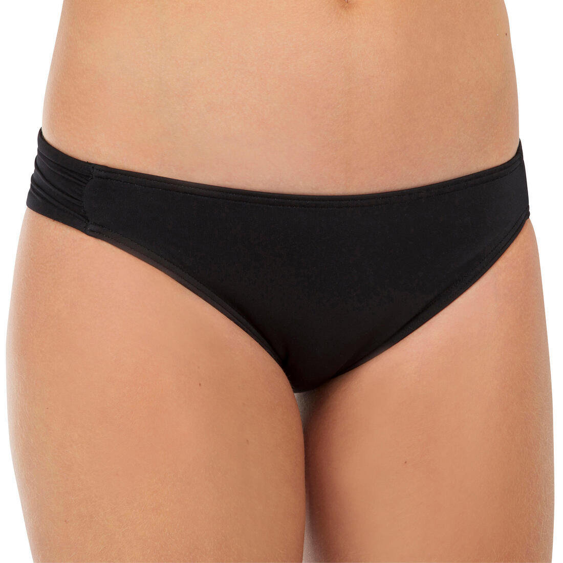 bas de maillot de bain SURF FILLE MALOU 500 – noir