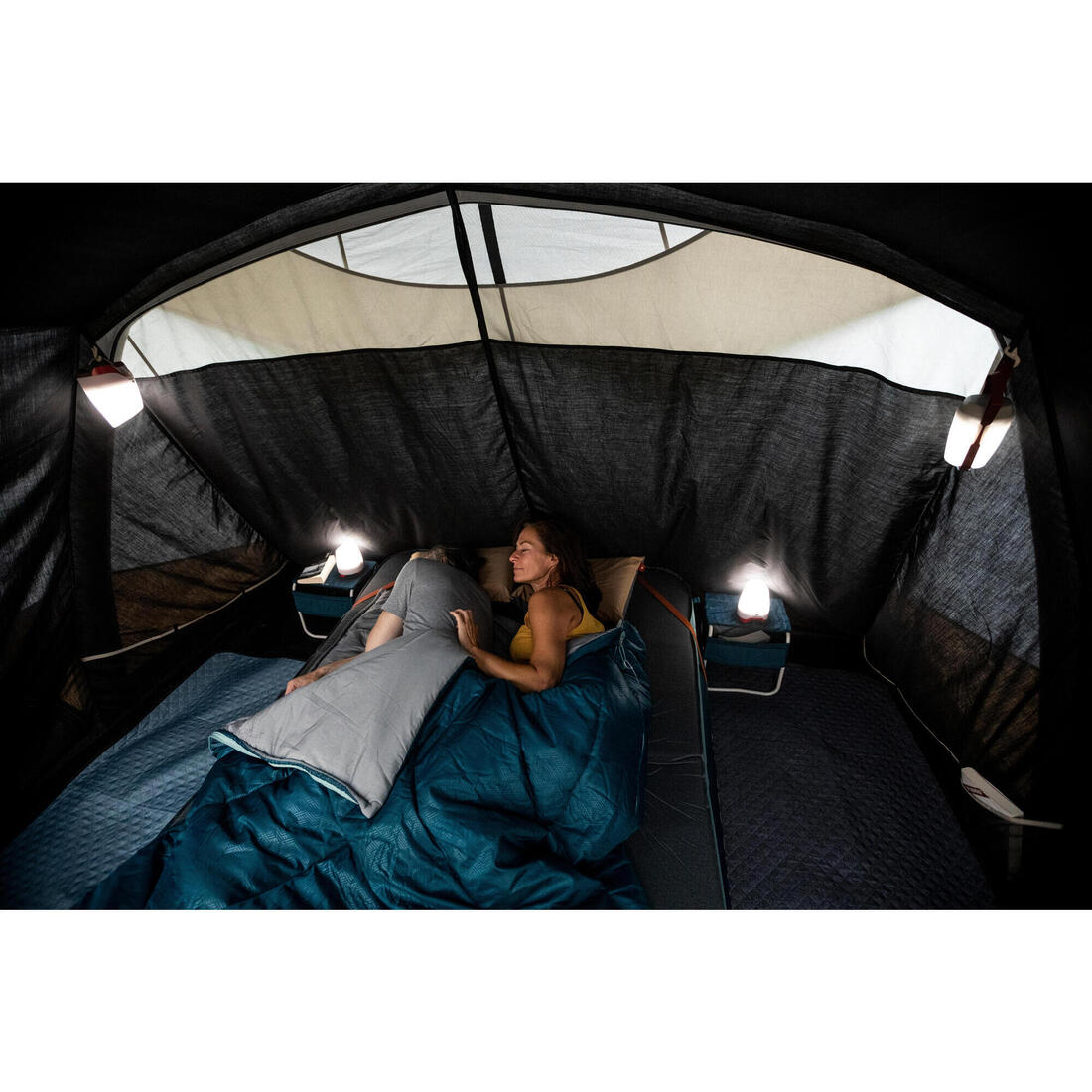 SAC DE COUCHAGE POUR LE CAMPING - ARPENAZ 10° DOUBLE - 2 PERSONNES