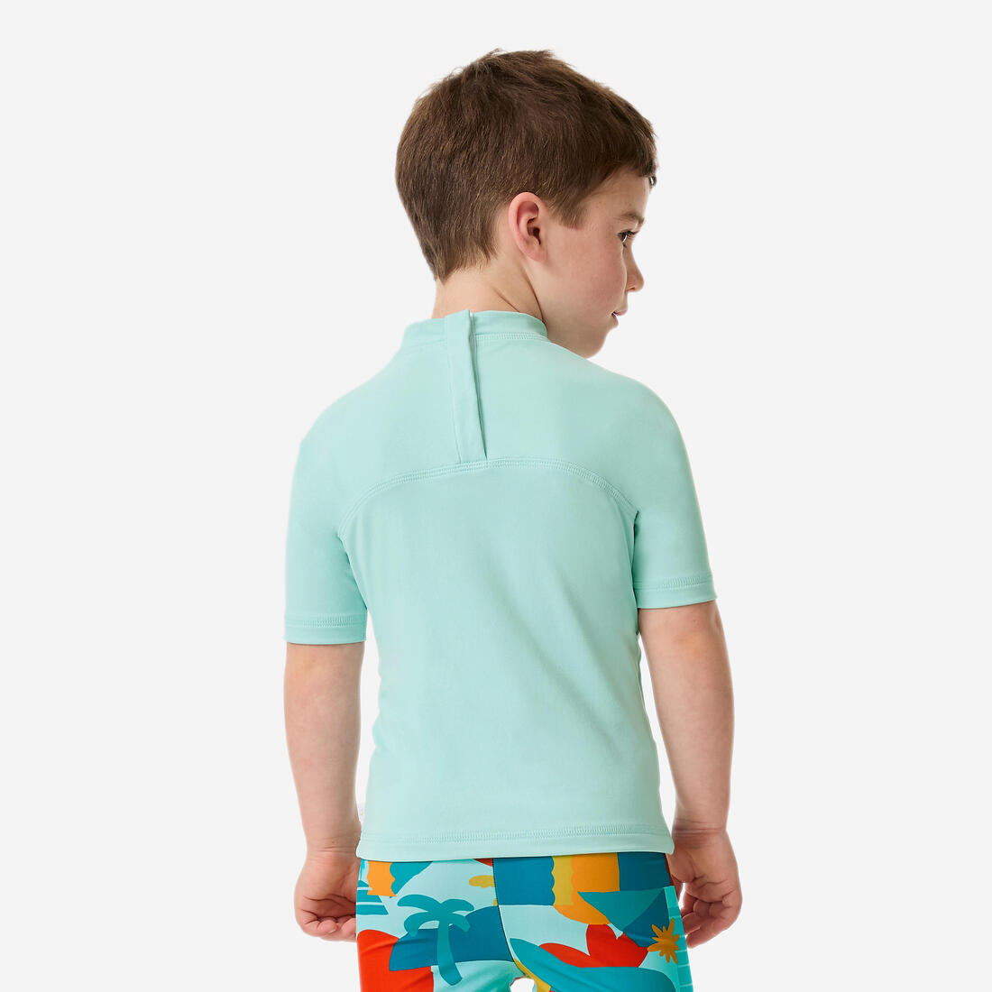 T-shirt anti uv bébé manches courtes corail
