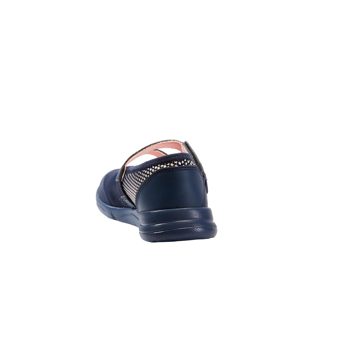 Ballerines à scratch enfant - PW 160 BR'EASY JR corail du 28 au 39