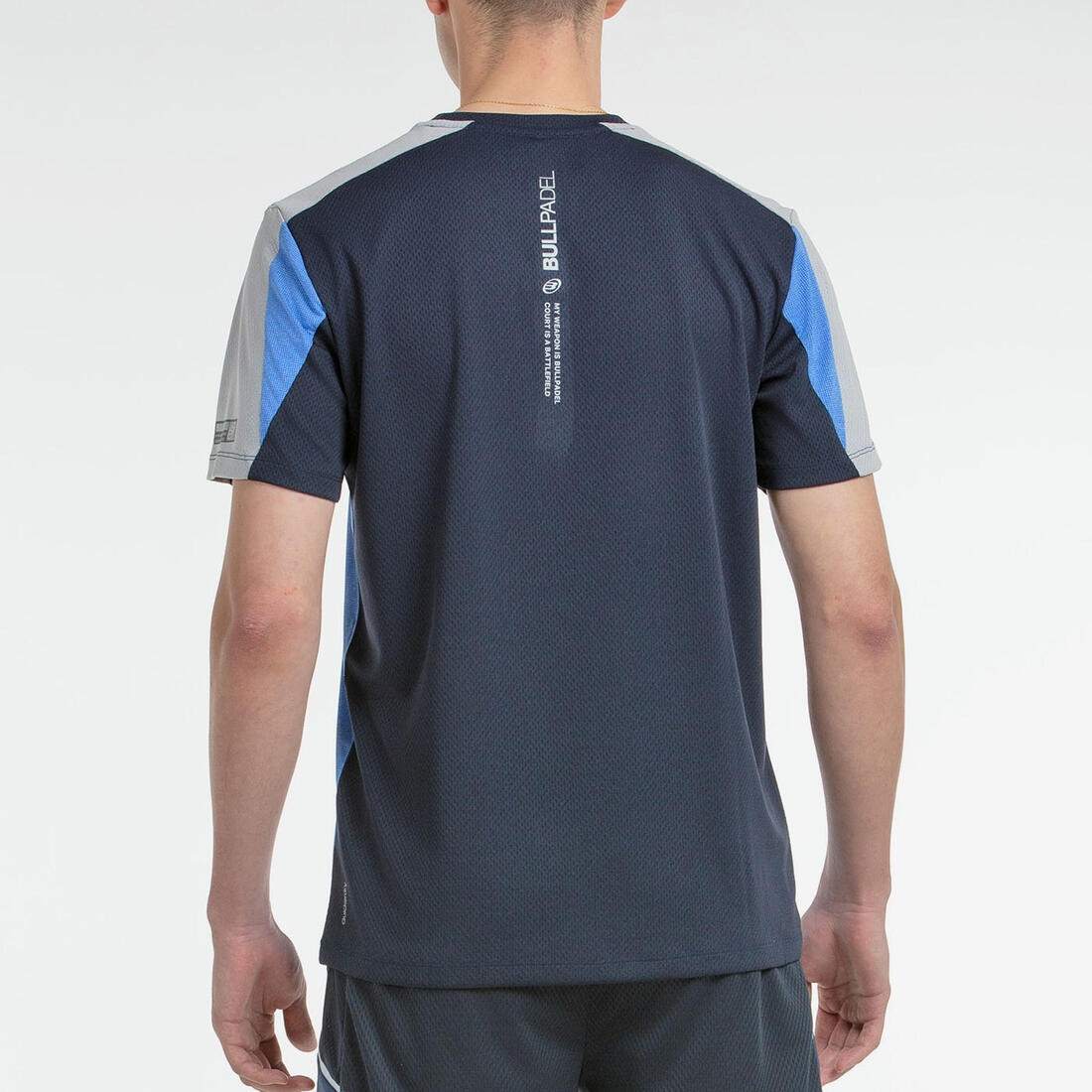 T-shirt padel manches courtes - Bullpadel Brego Bleu
