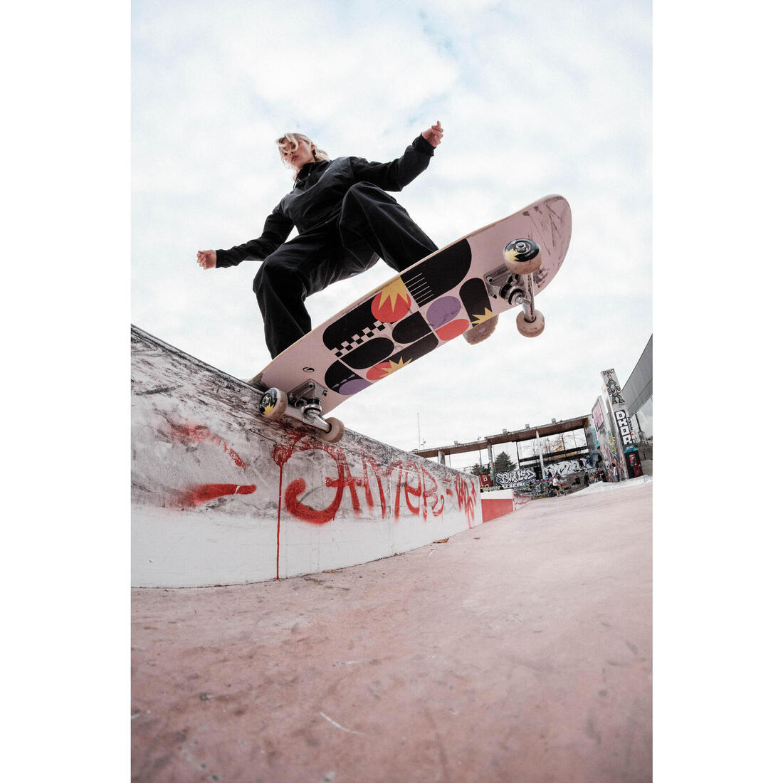 SKATEBOARD COMPLET  CP100 RETRO TAILLE 8"