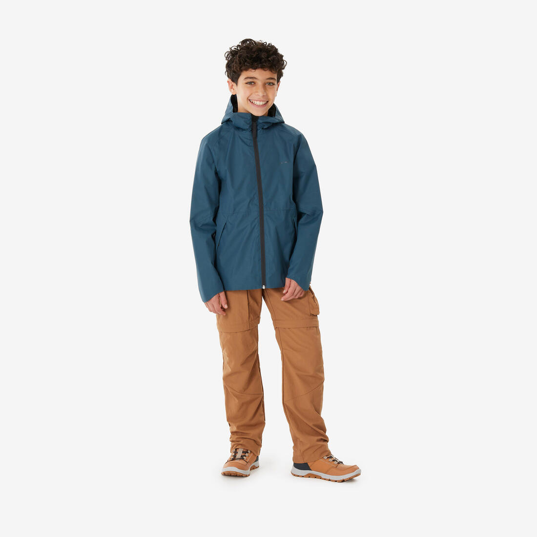 Veste de randonnée imperméable 7-15 ans enfant, MH500 twin