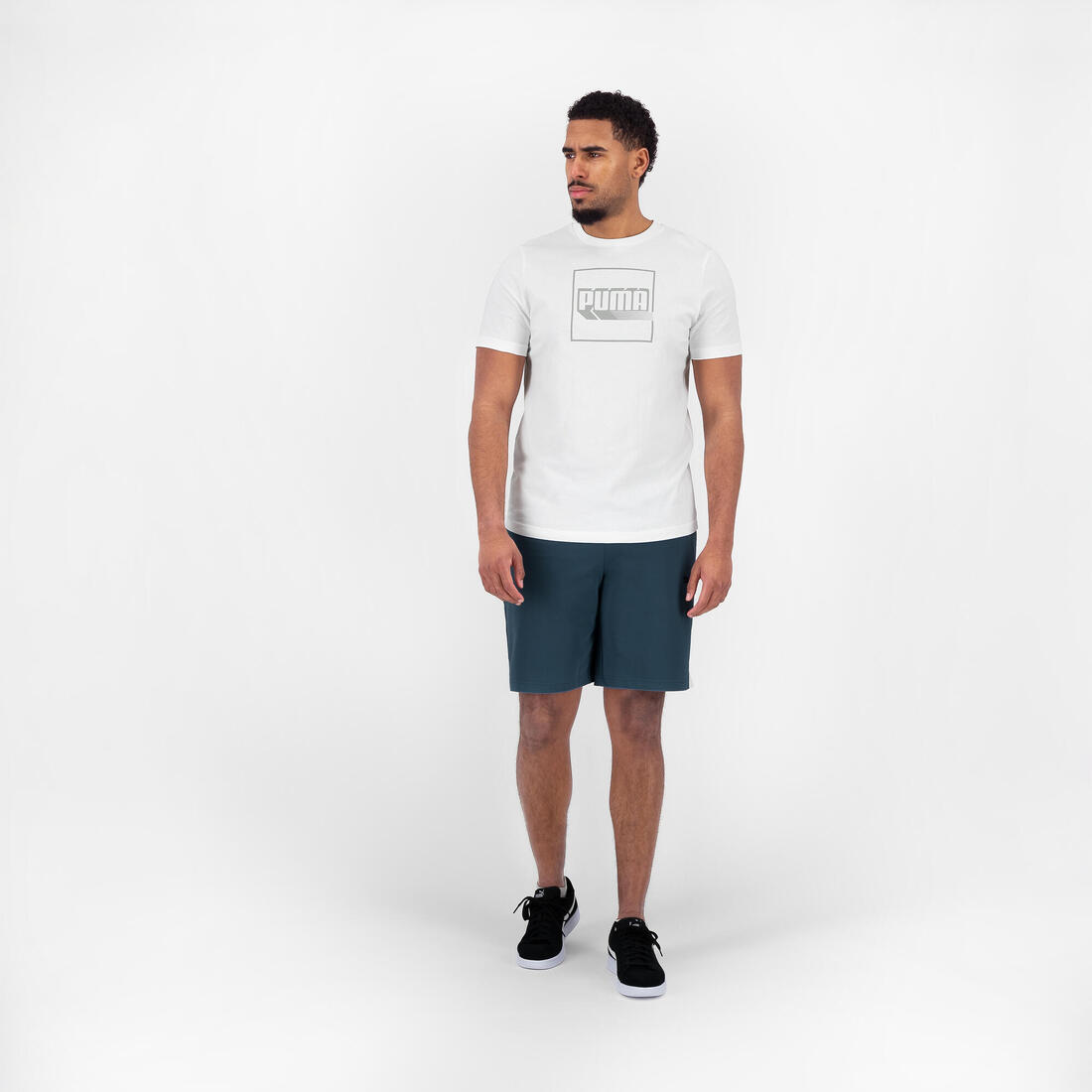 T-shirt imprimé imprimé Puma homme - blanc