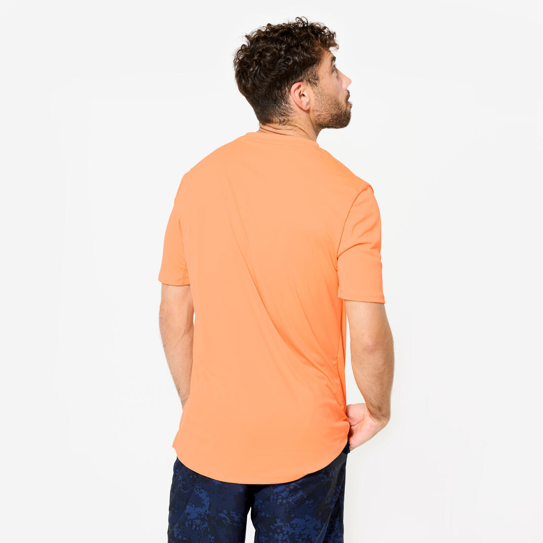 T-shirt de fitness manches courtes respirant col rond homme