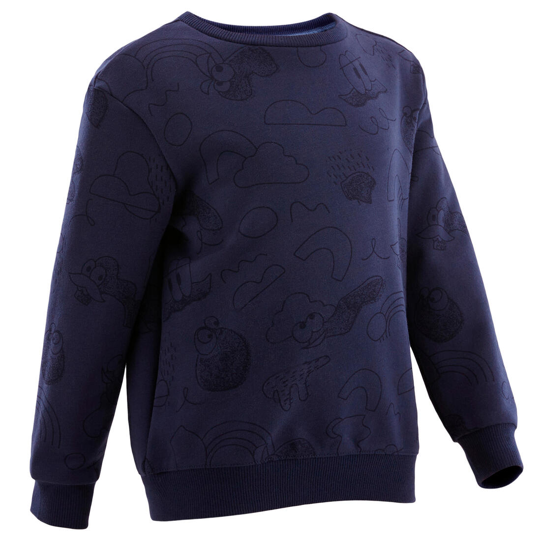 Sweat decat'oons imprimé beige baby gym enfant