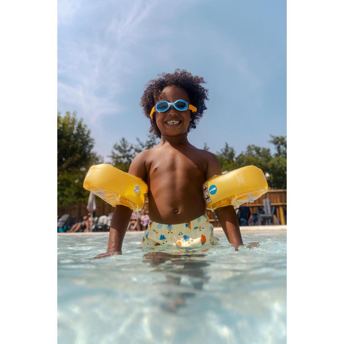 Brassards de piscine gonflables enfant 11-30kg, jaune
