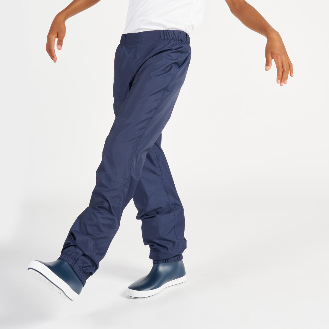 Surpantalon de pluie enfant, 100 bleu marine