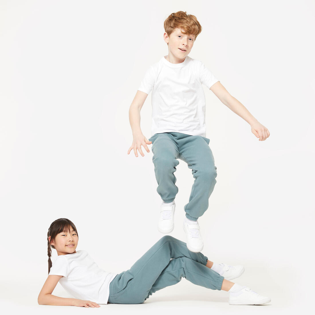 Pantalon de survêtement multisport chaud enfant mixte