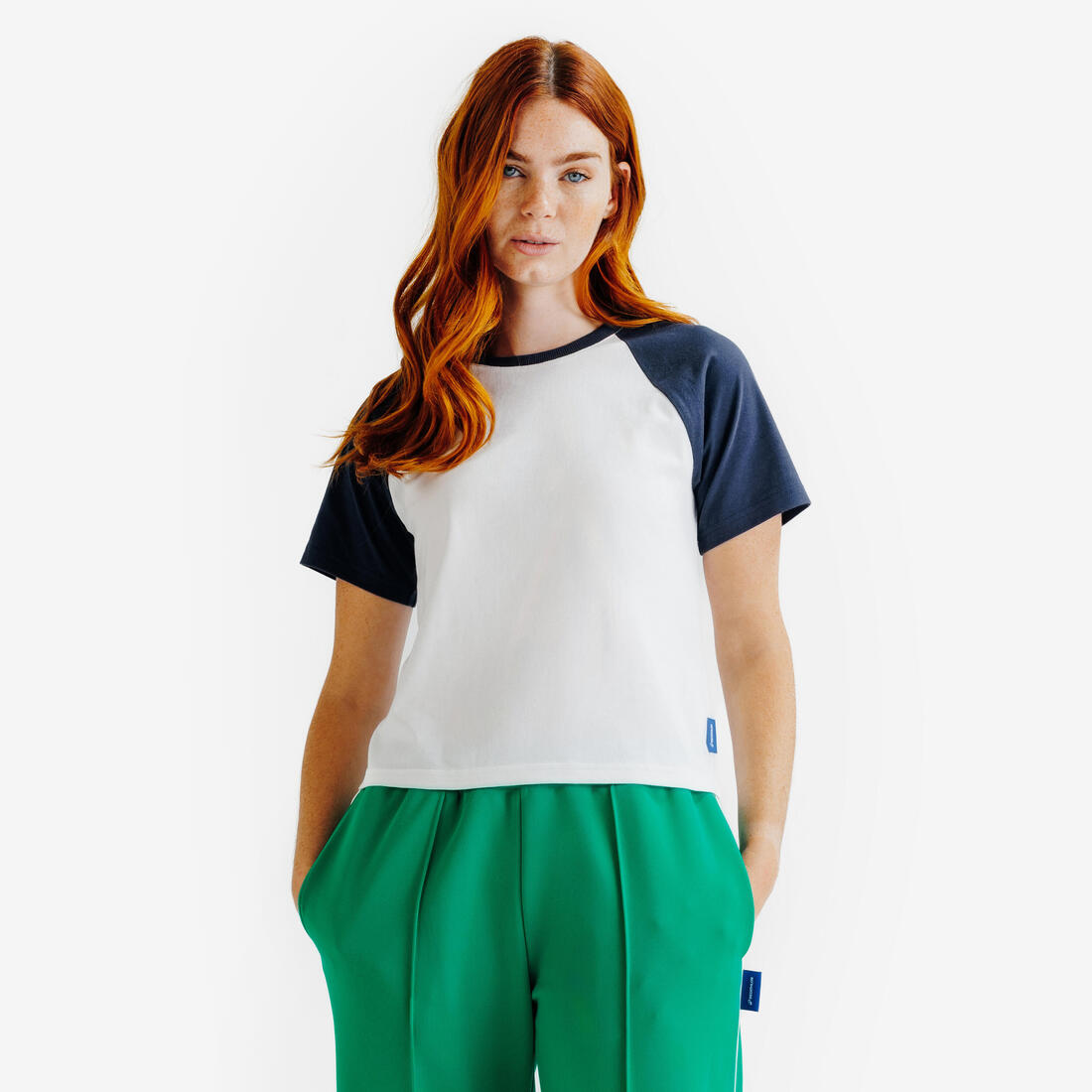 Tee-shirt femme, Heritage, blanc et