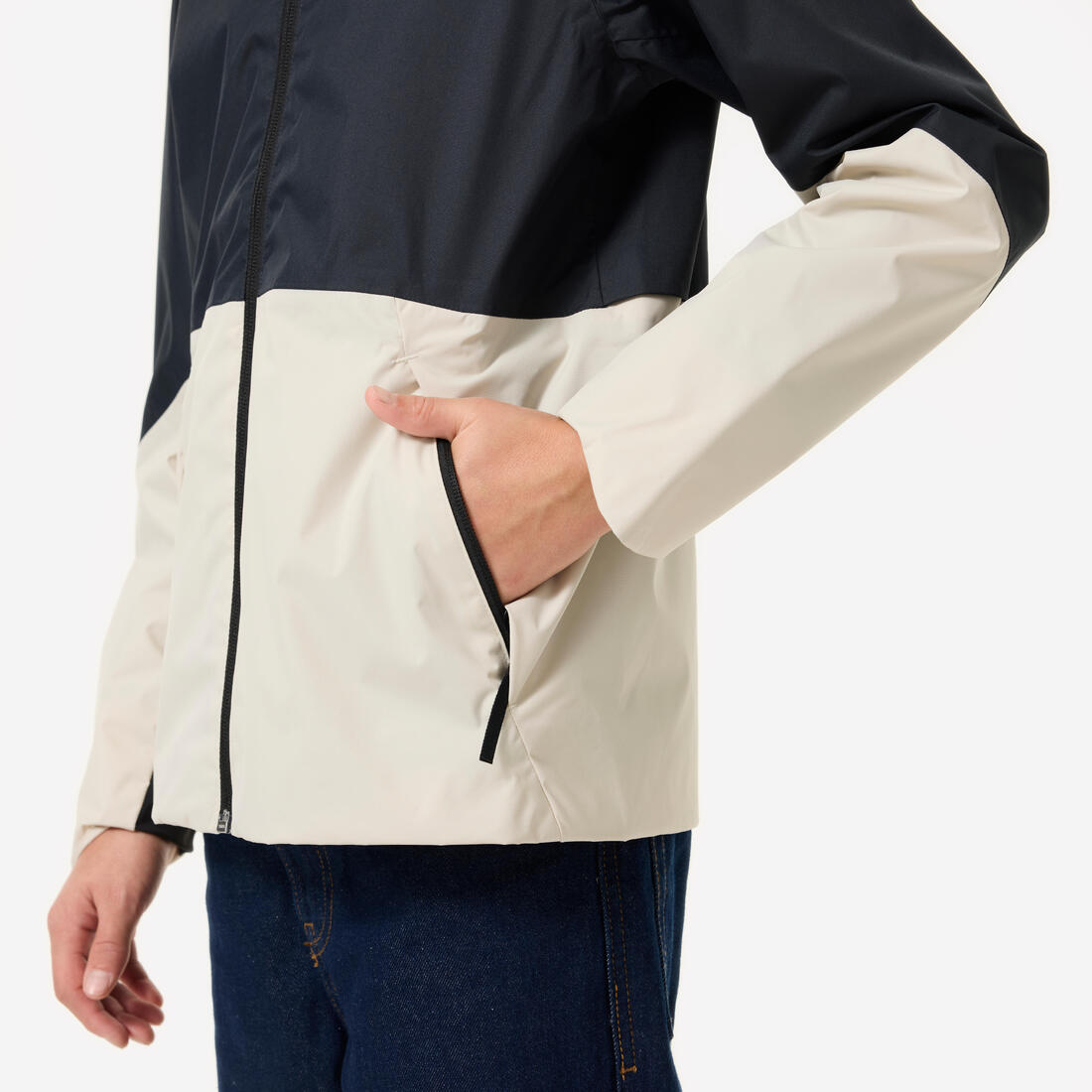 Veste de randonnée imperméable 7-15 ans enfant, MH500 twin