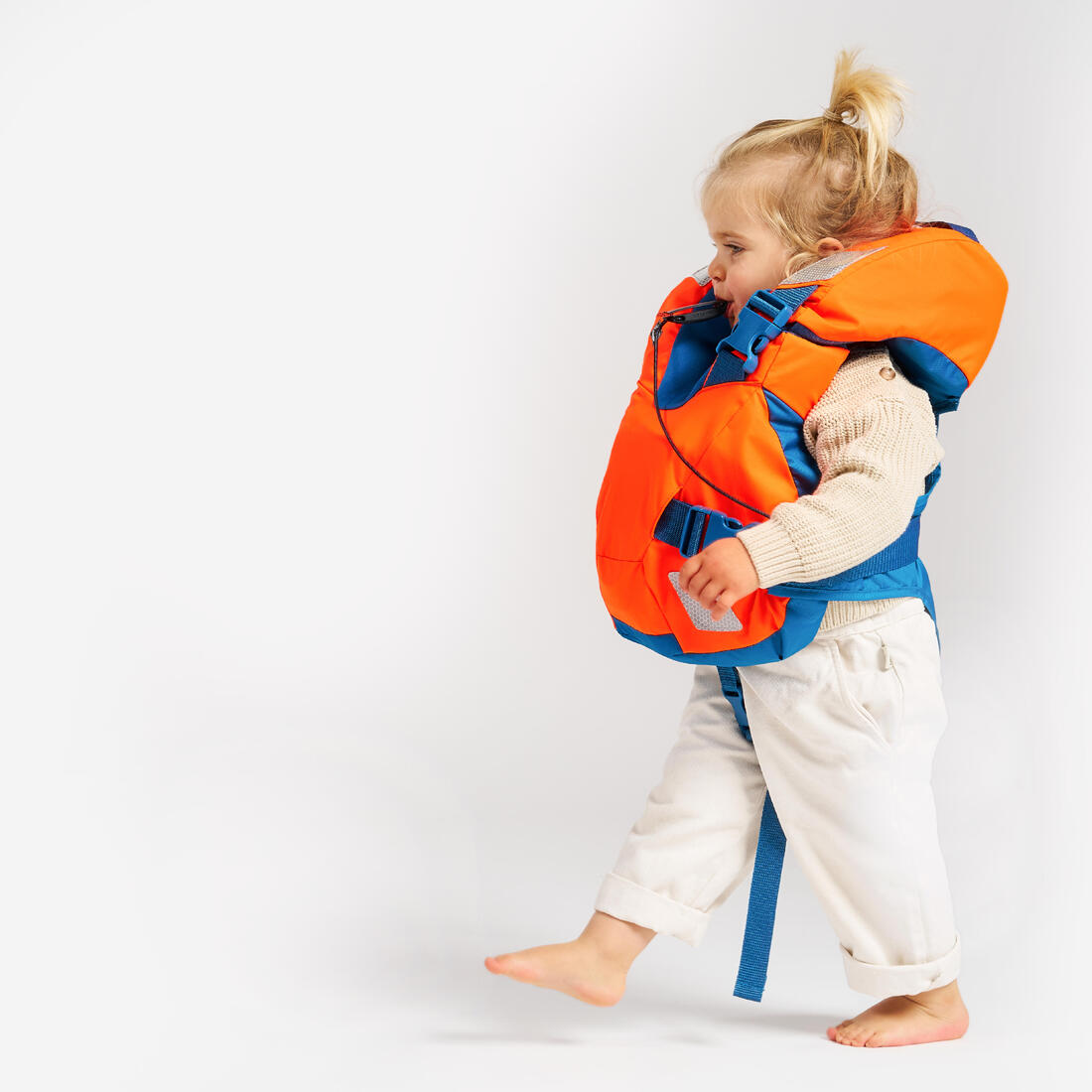 Gilet de sauvetage 100N bébé enfant LJ100n easy baby 10-15 kg orange bleu