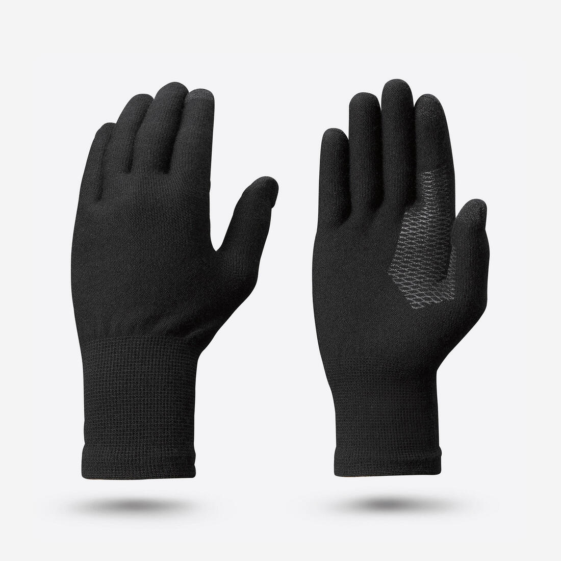 Sous-gants sans couture de trekking montagne  - MT500 bordeaux - adulte