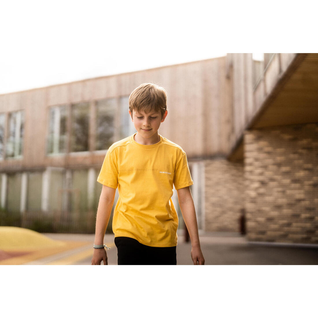 T-shirt enfant coton respirant - 500