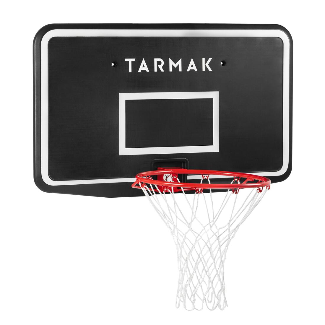 Panier de basket SB100 noir rouge pour enfant et adulte à fixer au mur.
