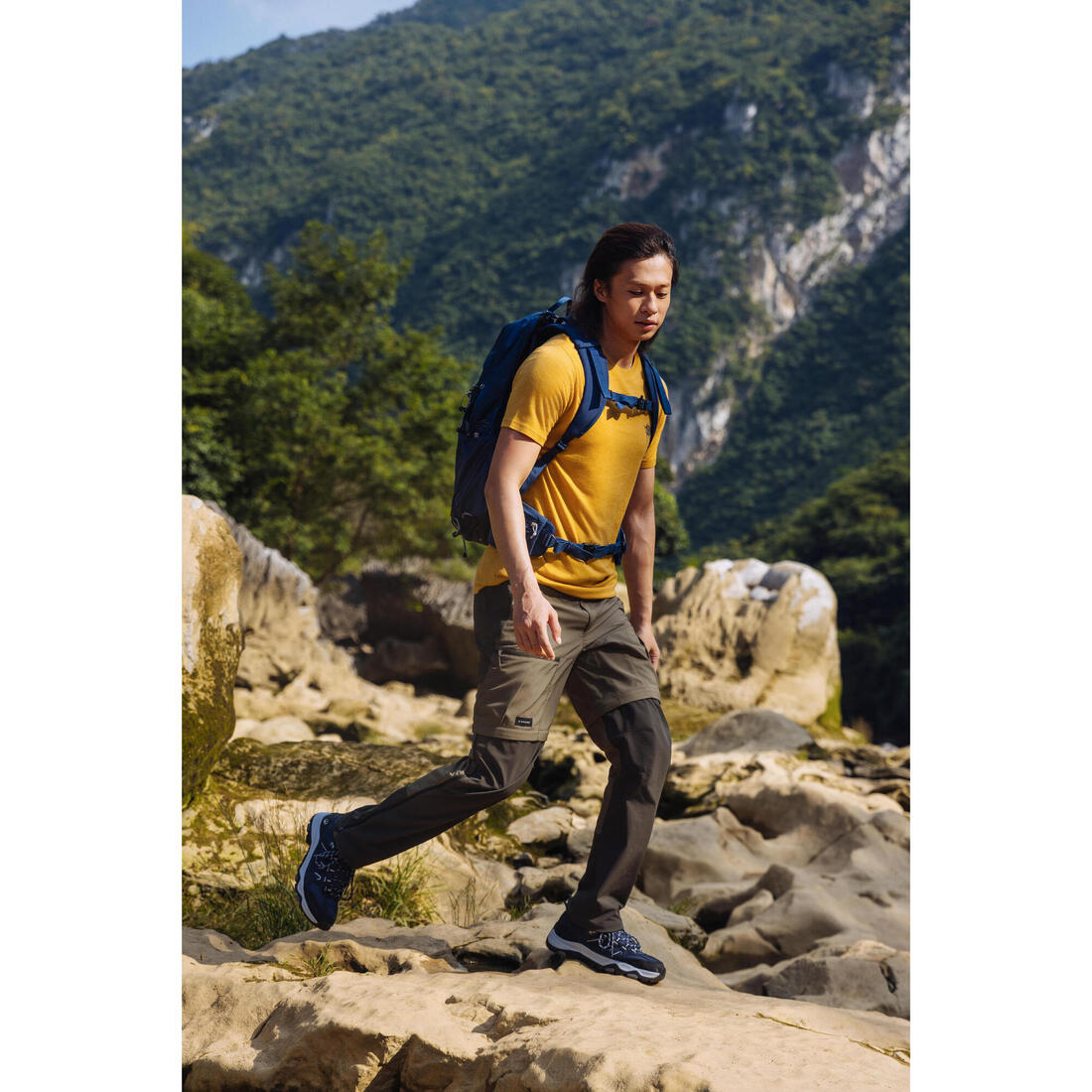 T-shirt manches courtes de trek en laine mérinos homme, Merino Fresh