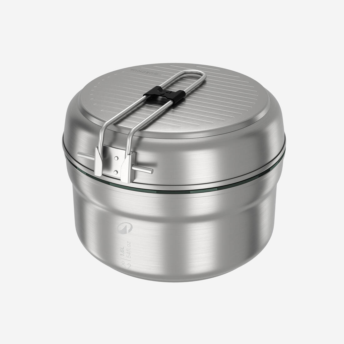 Popote camp du randonneur 500 inox + revêtement anti-adhésif 2 personnes 2,1l