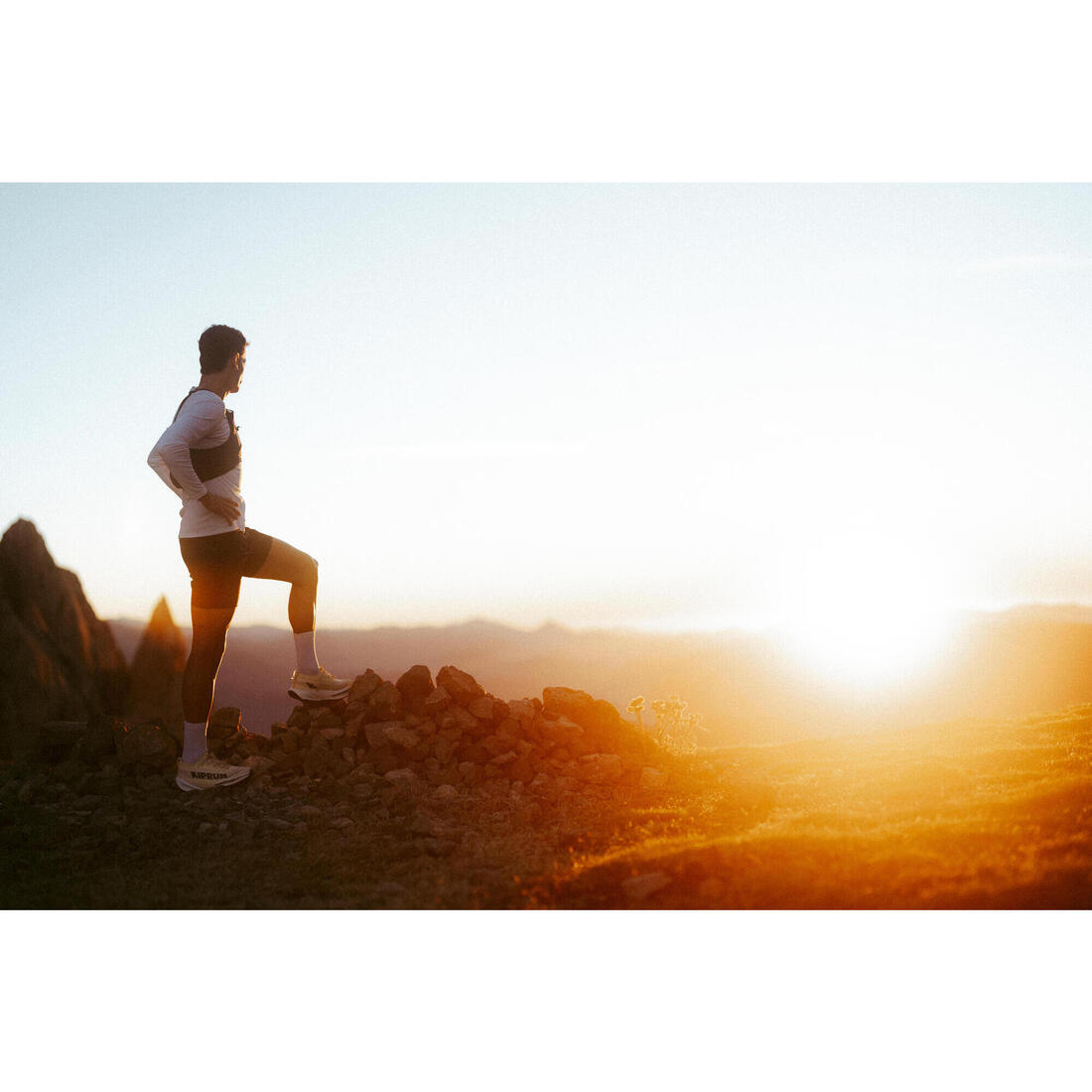 Short 2en1 de running trail longue distance homme - kiprun run ultra 900