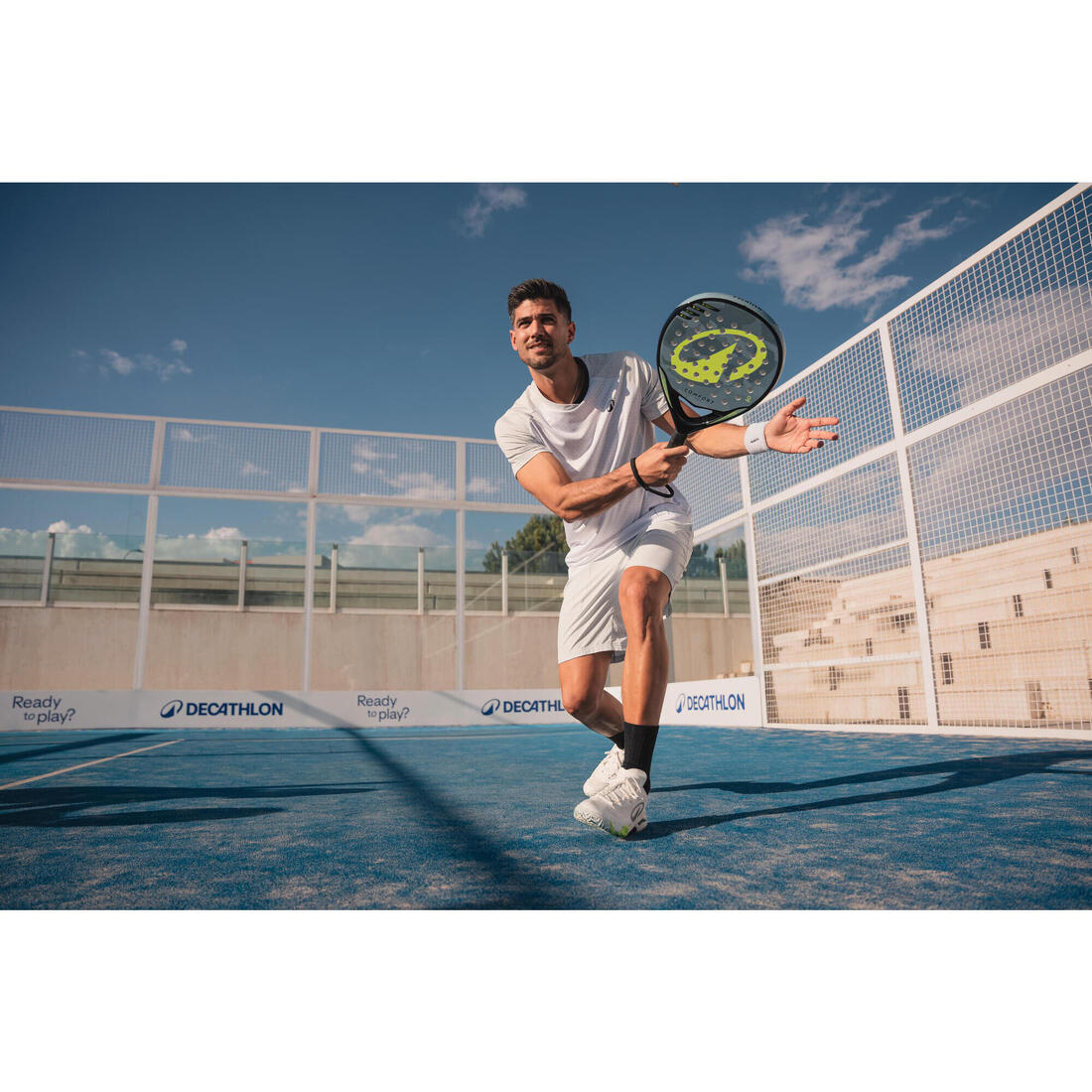 T-shirt de padel manches courtes technique Homme - 900
