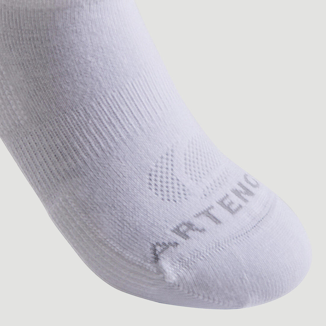 CHAUSSETTES TENNIS ENFANT BASSES ARTENGO RS 160 GRIS LOT DE 3