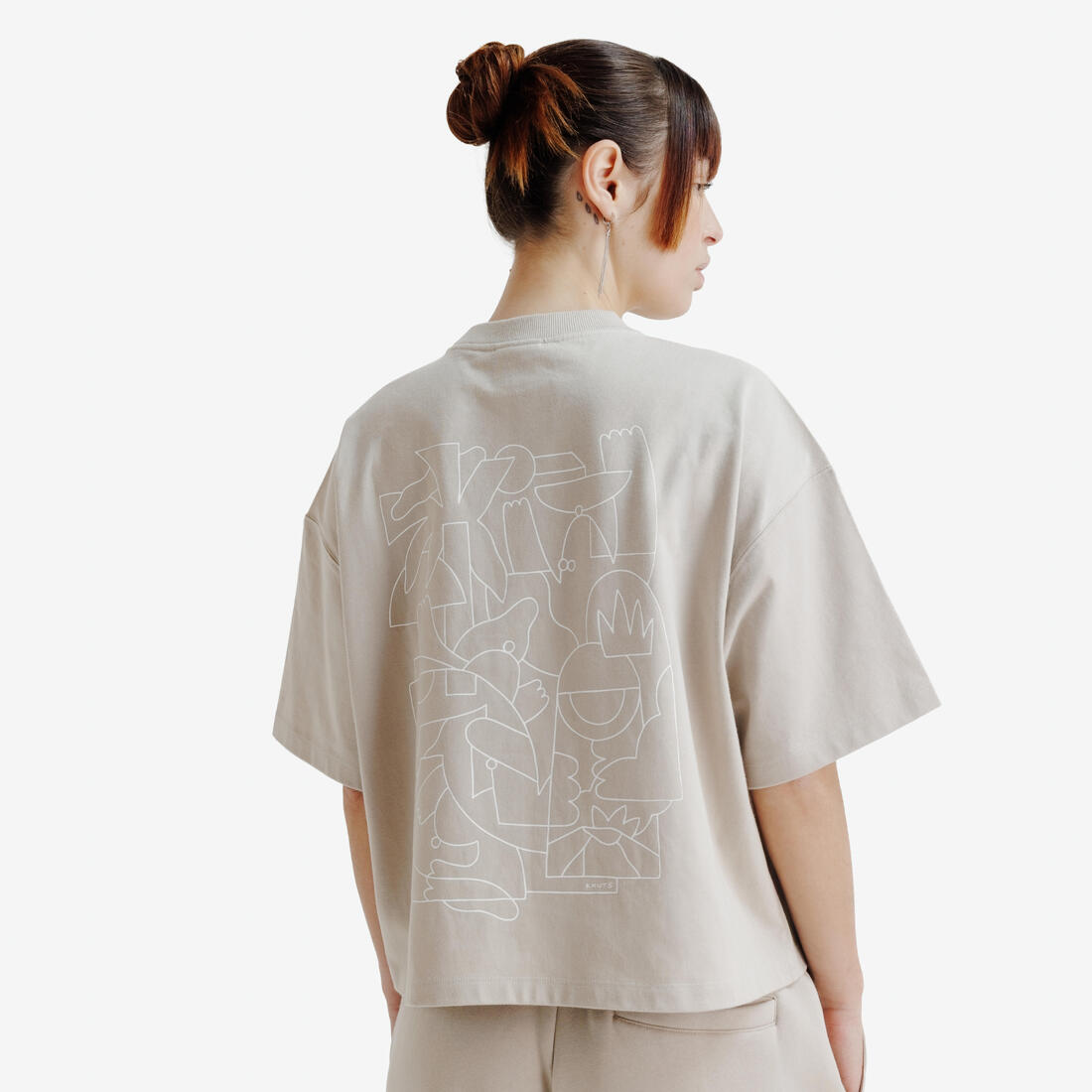 T-shirt crop femme