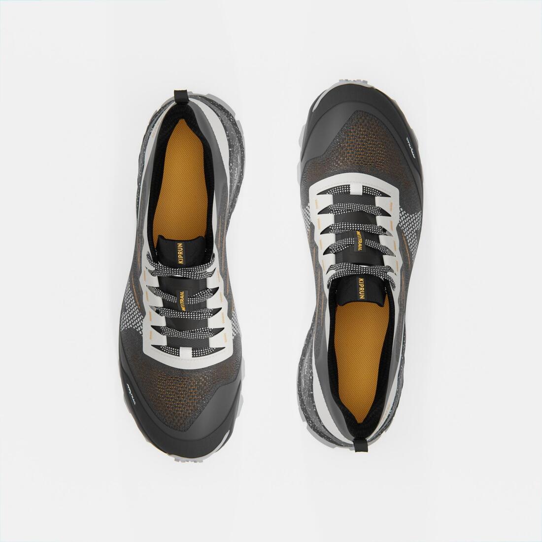 Chaussures de running trail homme, Kiprun mt3, noir blanc