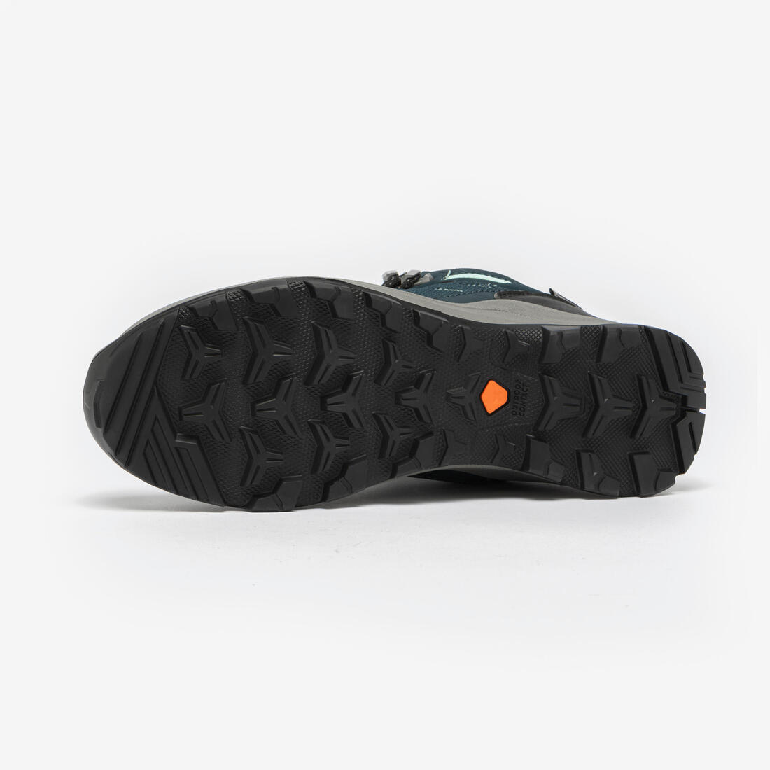 Chaussures imperméables de randonnée montagne - MH100 Mid Vert - Femme