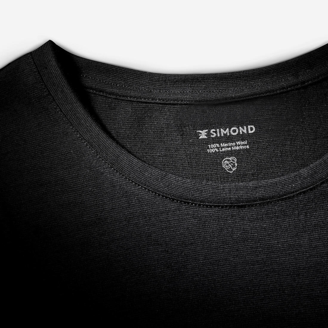 T-shirt manches courtes 100 % laine mérinos homme, Merino 100%
