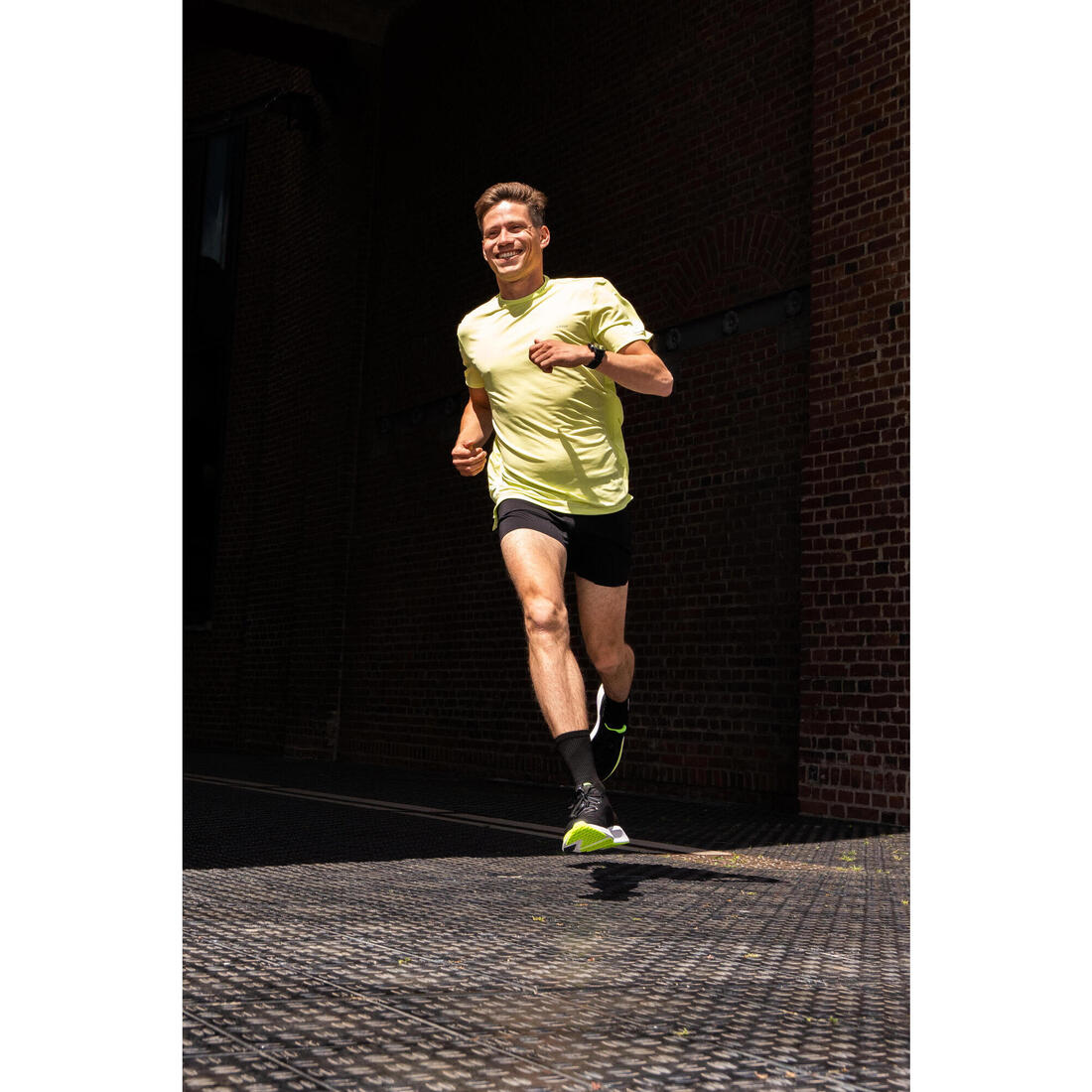 T-shirt de running respirant homme - kiprun run 500 dry