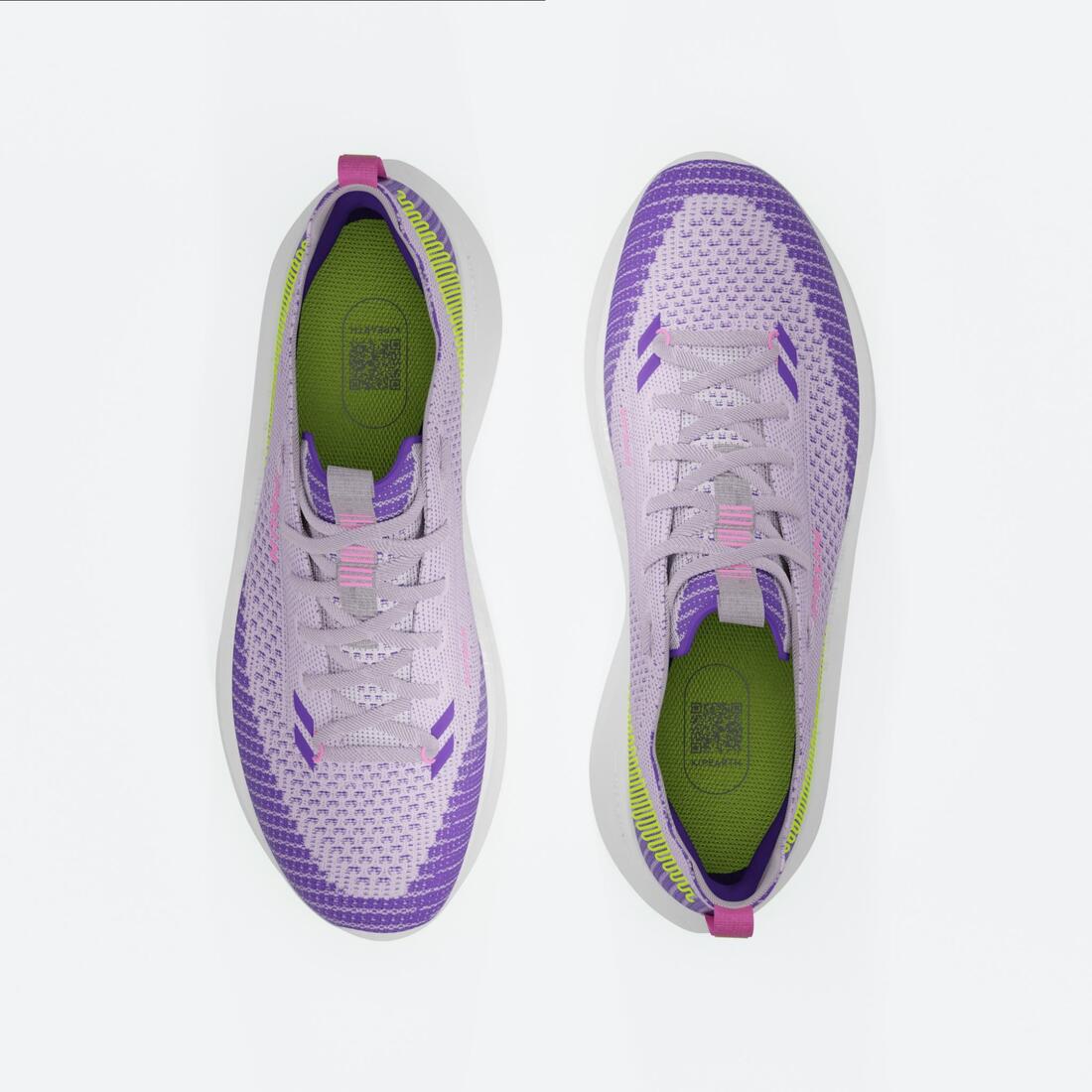 Chaussures de Running Femme, Kiprun KipX violette
