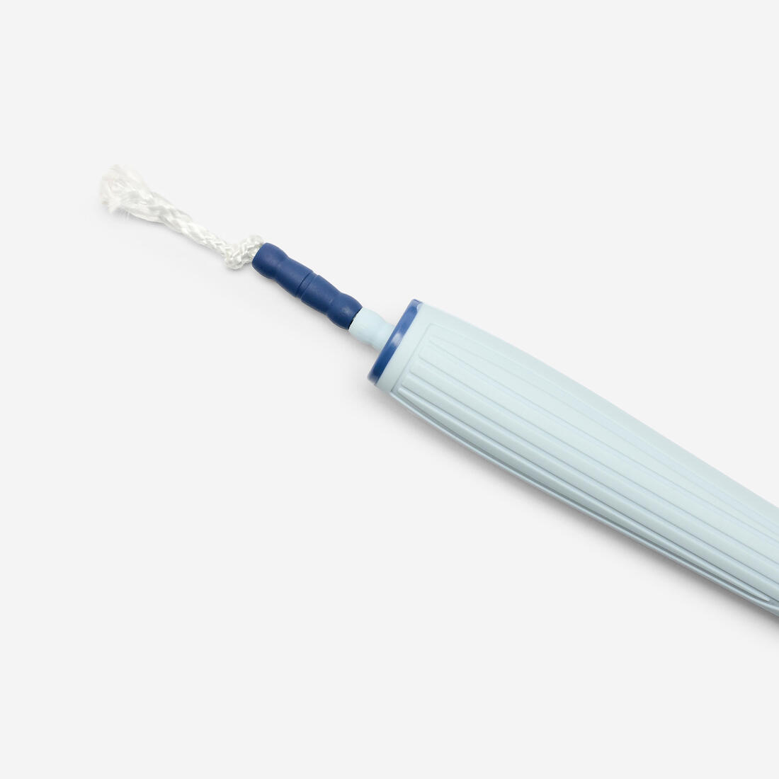 Corde à sauter perlée ajustable, gris et bleu