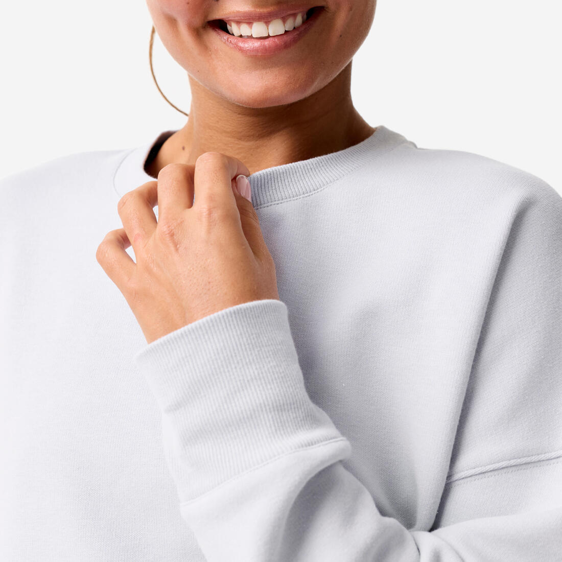 Sweat de fitness crop femme