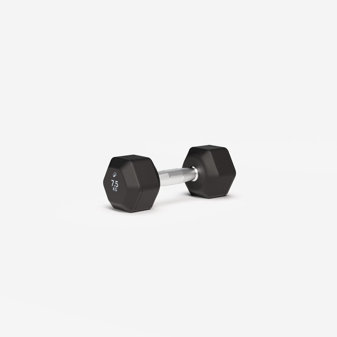 Haltère de crosstraining et musculation Dumbbell hexagonale 7,5kg, noir