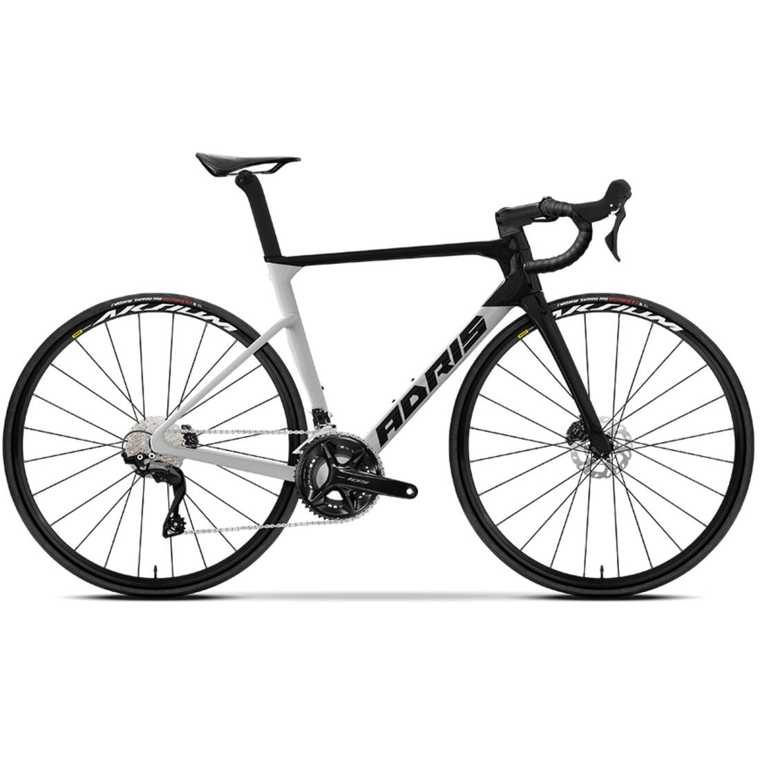 Vélo de route ADRIS Performance S2 Shimano 105 12V Blanc Glacier